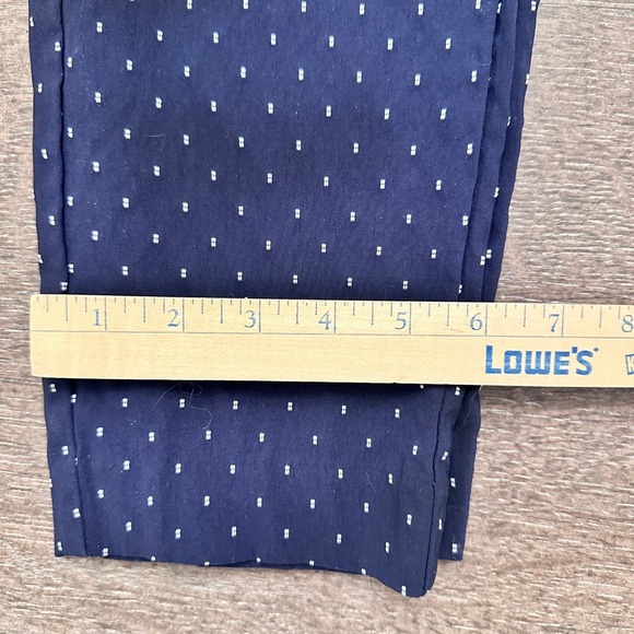 Maurices Navy Blue Micro Dot Slim Tapered Pull On Pants Medium - Picture 12 of 12
